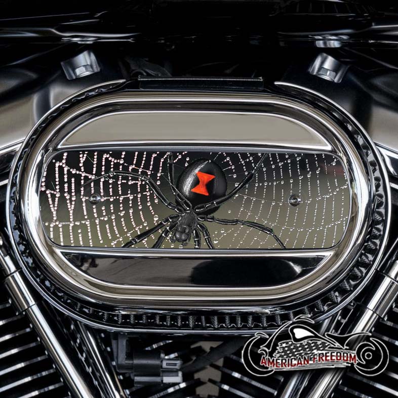 Harley Davidson M8 Ventilator Insert - Spider On Web